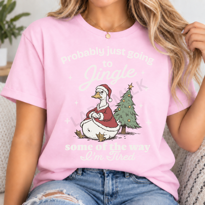 Jingle Some Of The Way - Adults Christmas T-Shirt