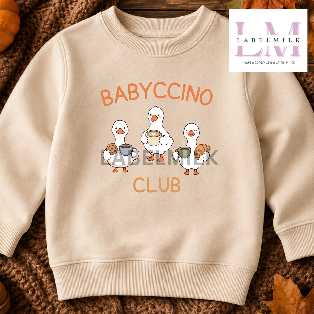 Babyccino Club Sweatshirt - Kids Coffee Jumper