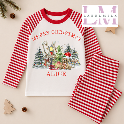 Personalised Christmas Pyjamas - Kids Christmas Pyjamas