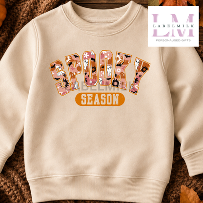 Spooky Season Sweatshirt - Kids Halloween Jumper