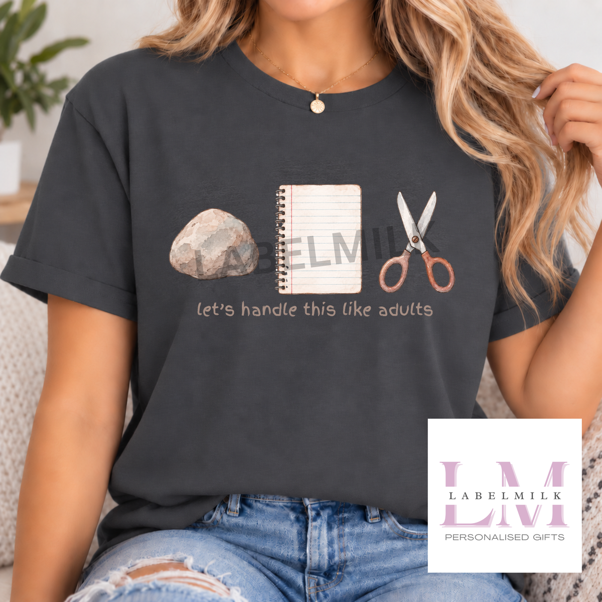 Rock, Paper, Scissors T-Shirt - Adults Funny T-Shirt