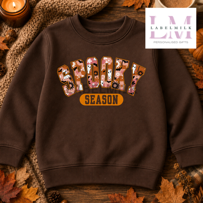 Spooky Season Sweatshirt - Kids Halloween Jumper