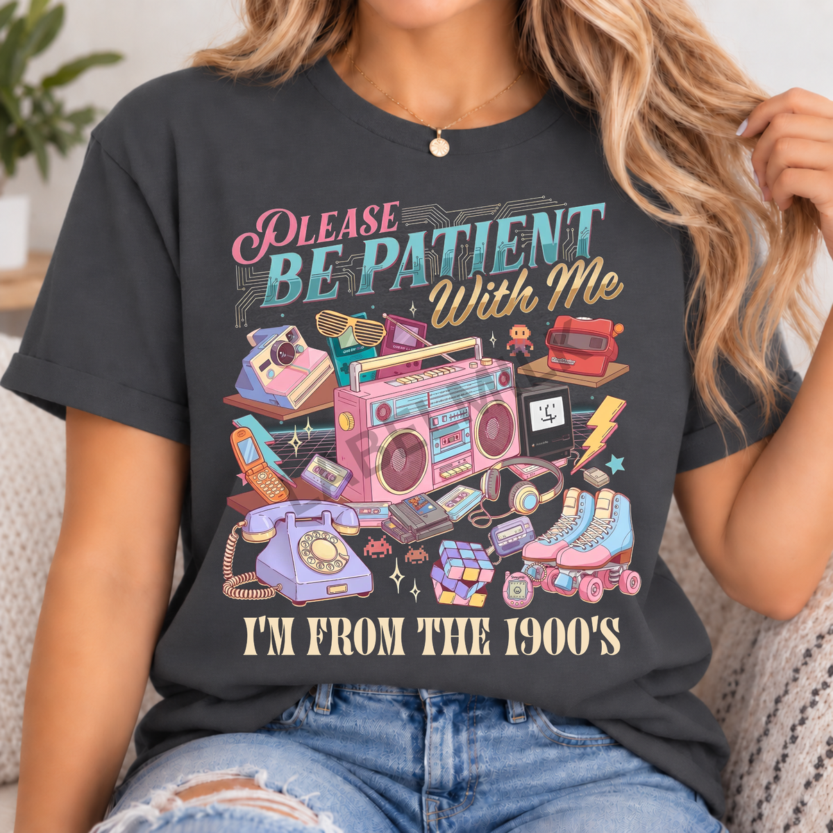 Retro 1900s T-Shirt - Funny Adult T-Shirt Y2K