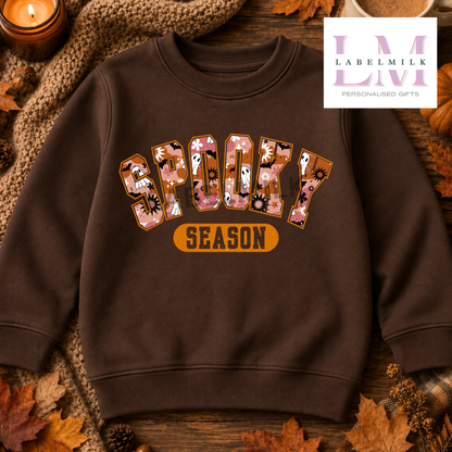 Spooky Season Sweatshirt - Kids Halloween Jumper