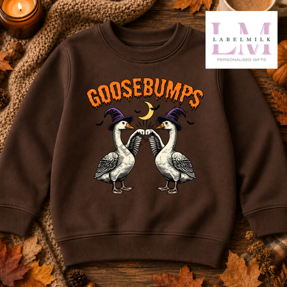 Goosebumps Sweatshirt - Kids Funny Pun Jumper