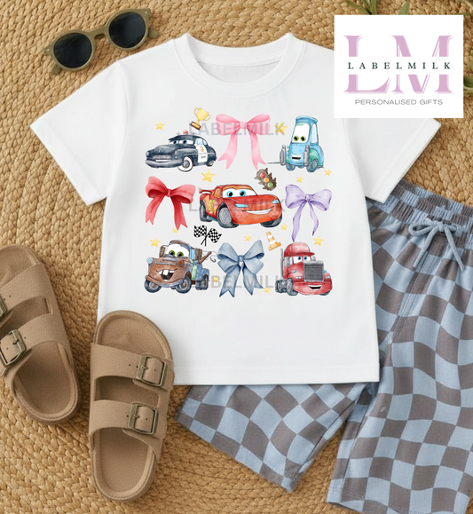 McQueen Bows T-Shirt Kids - Cars