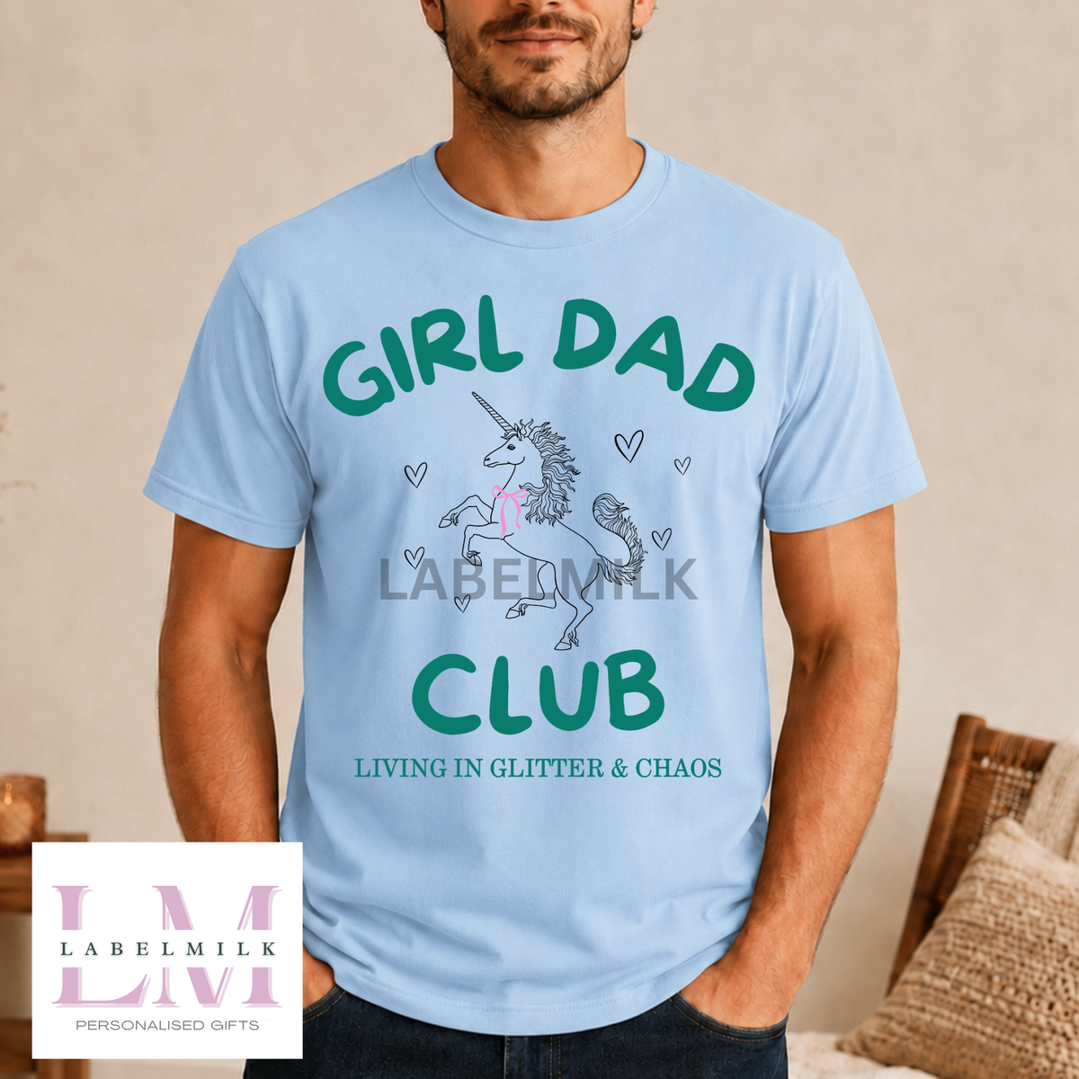 Girl Dad Club - Men’s Funny Dad T-Shirt