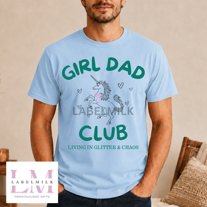Girl Dad Club - Men’s Funny Dad T-Shirt