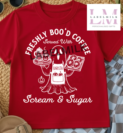 Just Boo’d Coffee - Kids Halloween T-Shirt