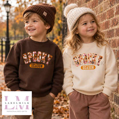 Spooky Season Sweatshirt - Kids Halloween Jumper