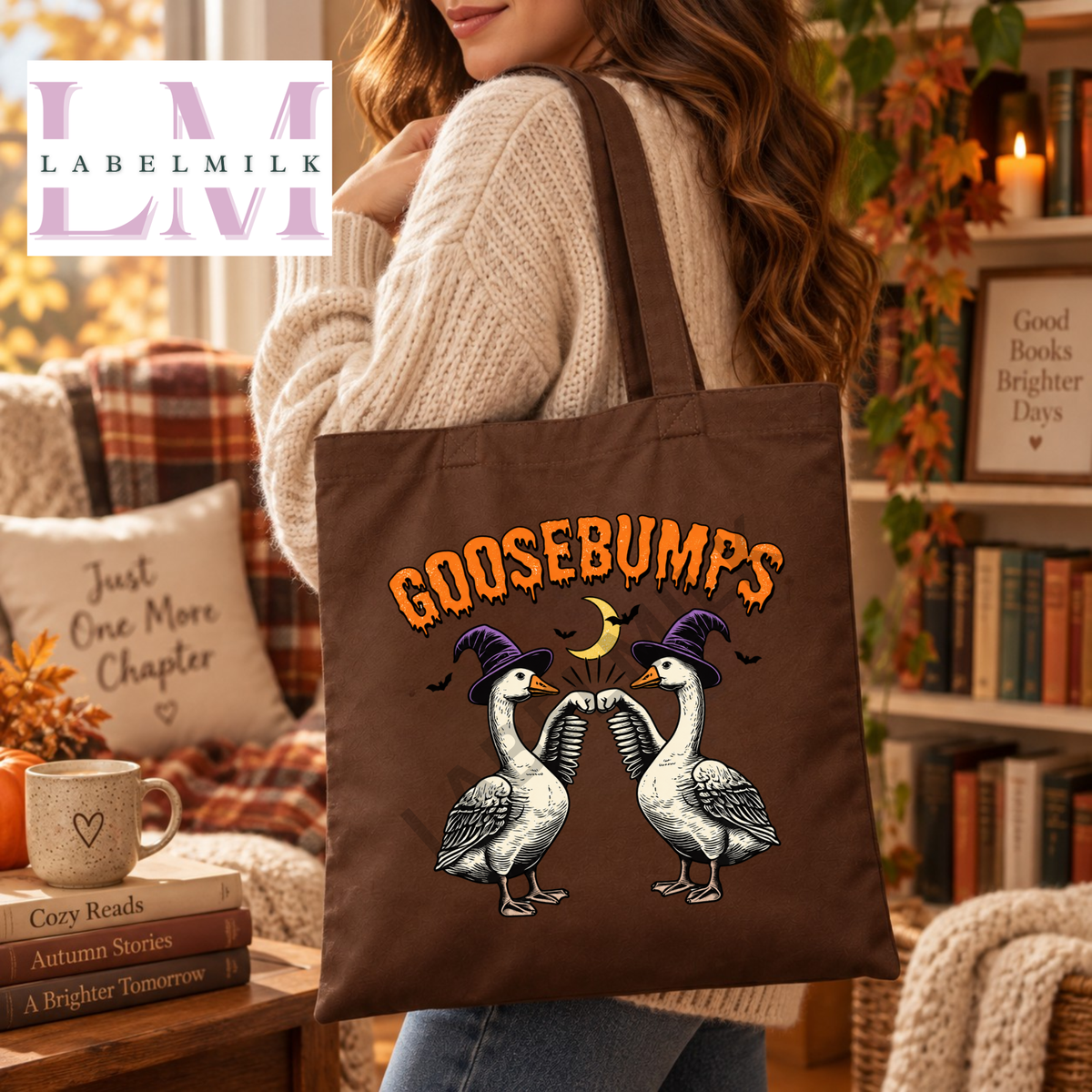 Goosebumps Tote Bag - Funny Pun Tote Bag