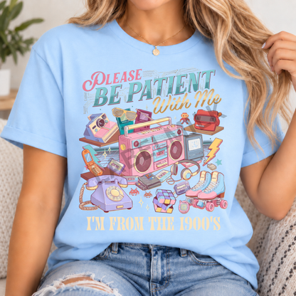 Retro 1900s T-Shirt - Funny Adult T-Shirt Y2K