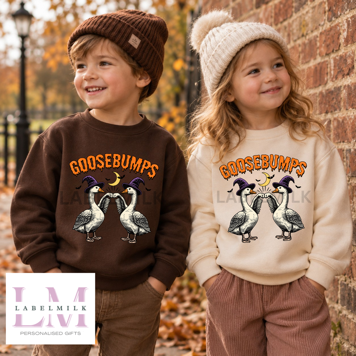 Goosebumps Sweatshirt - Kids Funny Pun Jumper