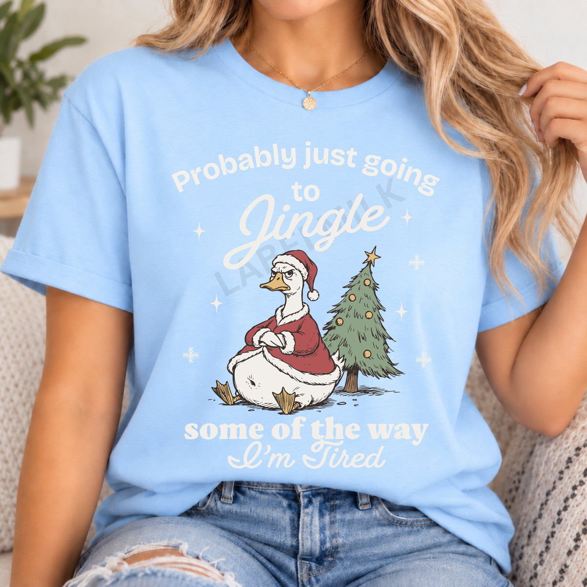 Jingle Some Of The Way - Adults Christmas T-Shirt