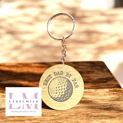 Golf Dad Keyring
