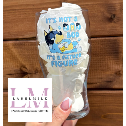 Blue Dog - Father Figure Pint Glass