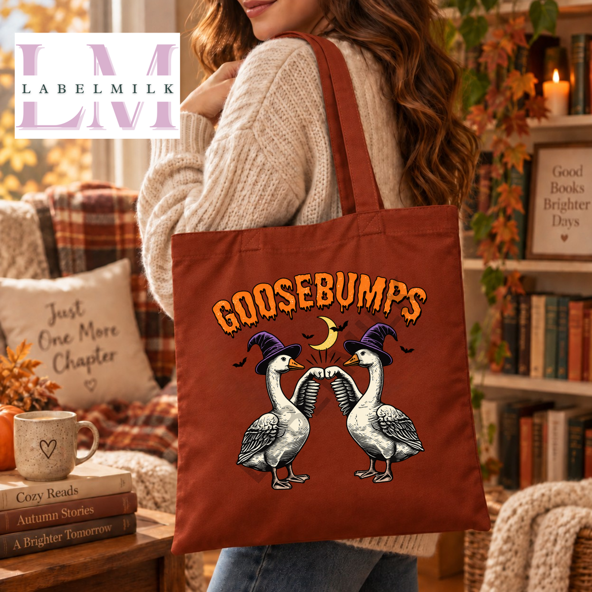 Goosebumps Tote Bag - Funny Pun Tote Bag