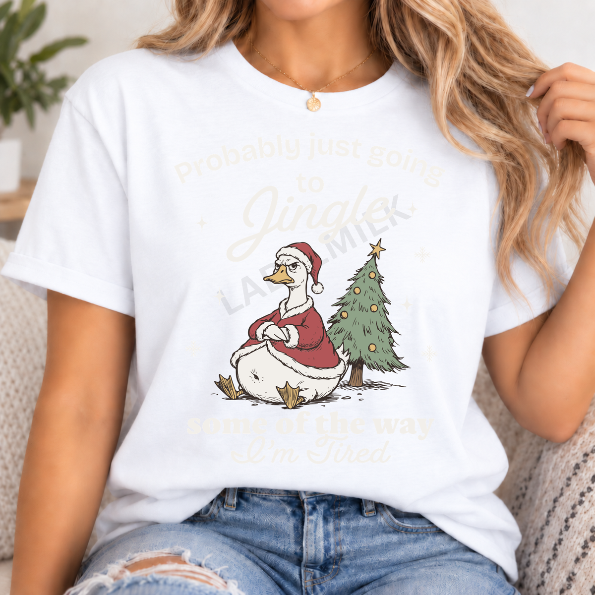 Jingle Some Of The Way - Adults Christmas T-Shirt