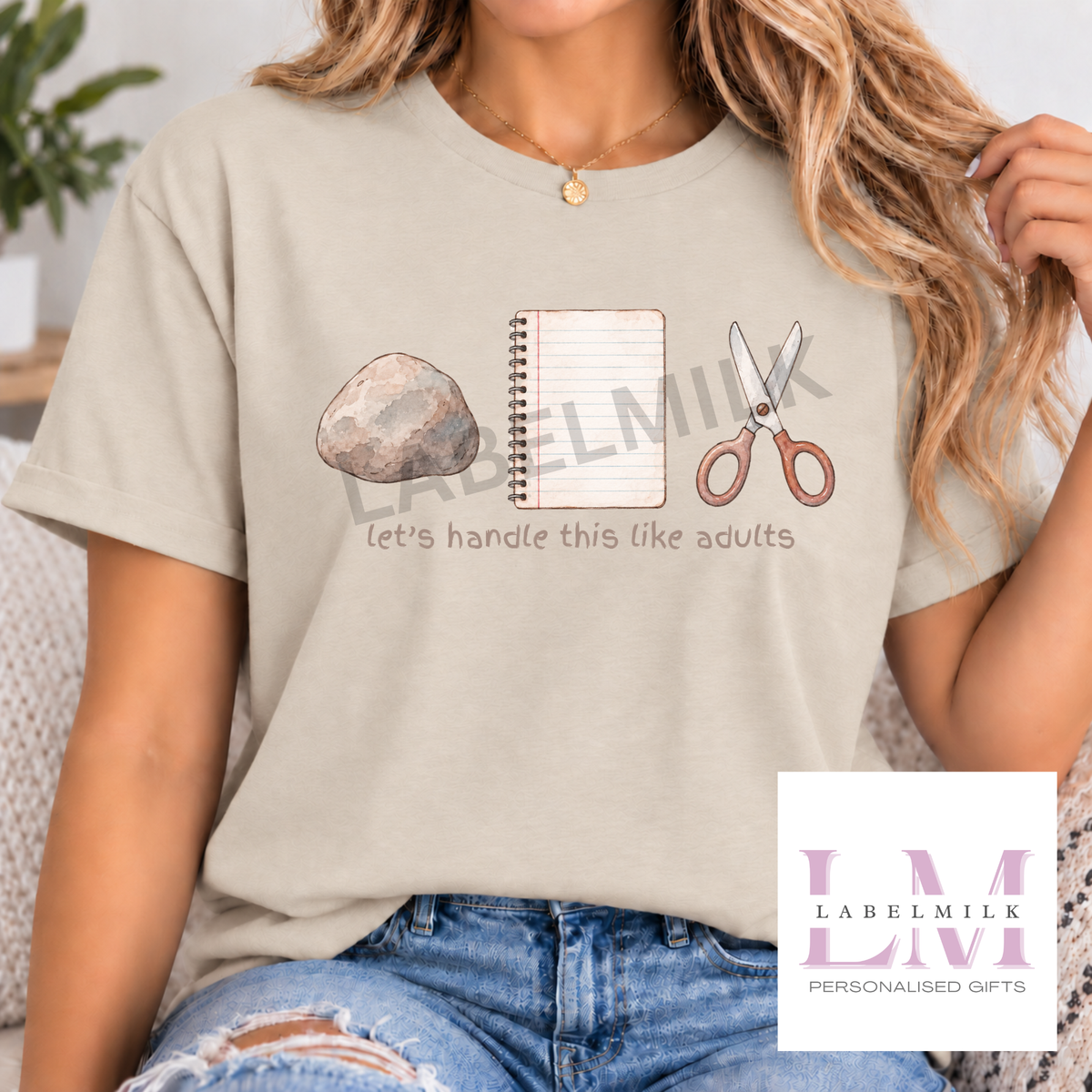 Rock, Paper, Scissors T-Shirt - Adults Funny T-Shirt
