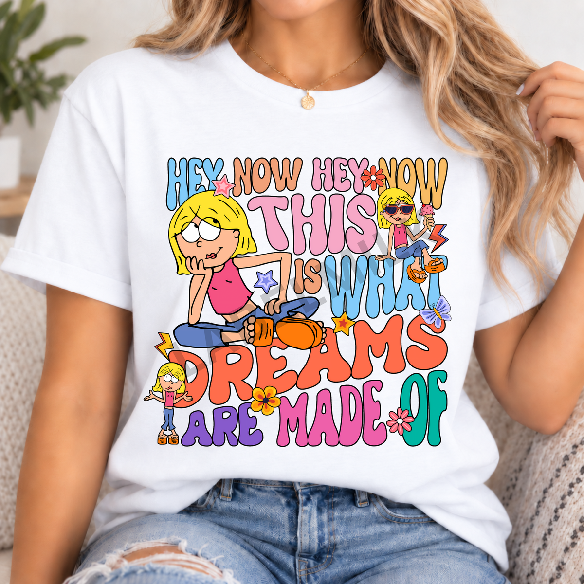 Adults Lizzie McQuire T-Shirt - Retro Vintage