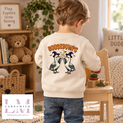 Goosebumps Sweatshirt - Kids Funny Pun Jumper