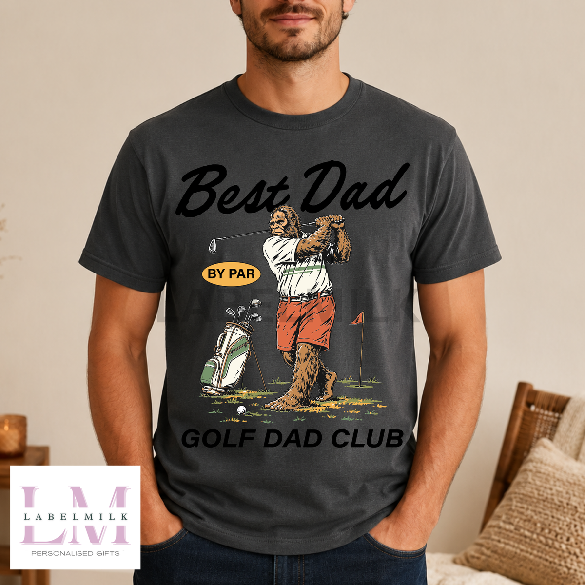 Best Dad By Par T-Shirt - Men’s Golfing Top - Dad Gift