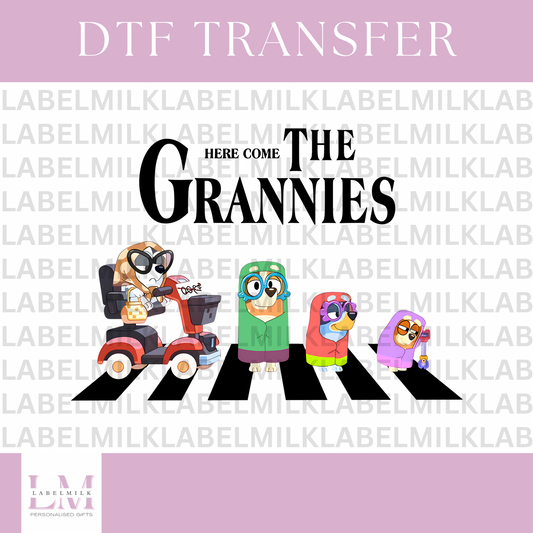 DTF Transfers - Bluey Grannies