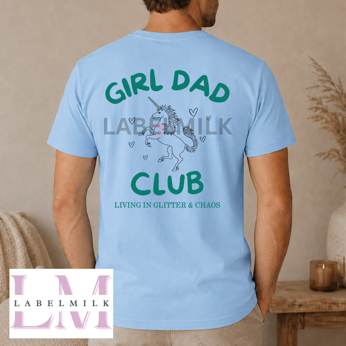 Girl Dad Club - Men’s Funny Dad T-Shirt