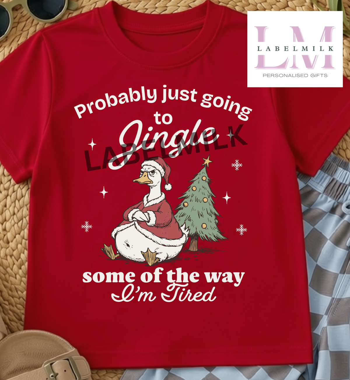 Jingle Some Of The Way - Children’s Funny Christmas T-Shirt