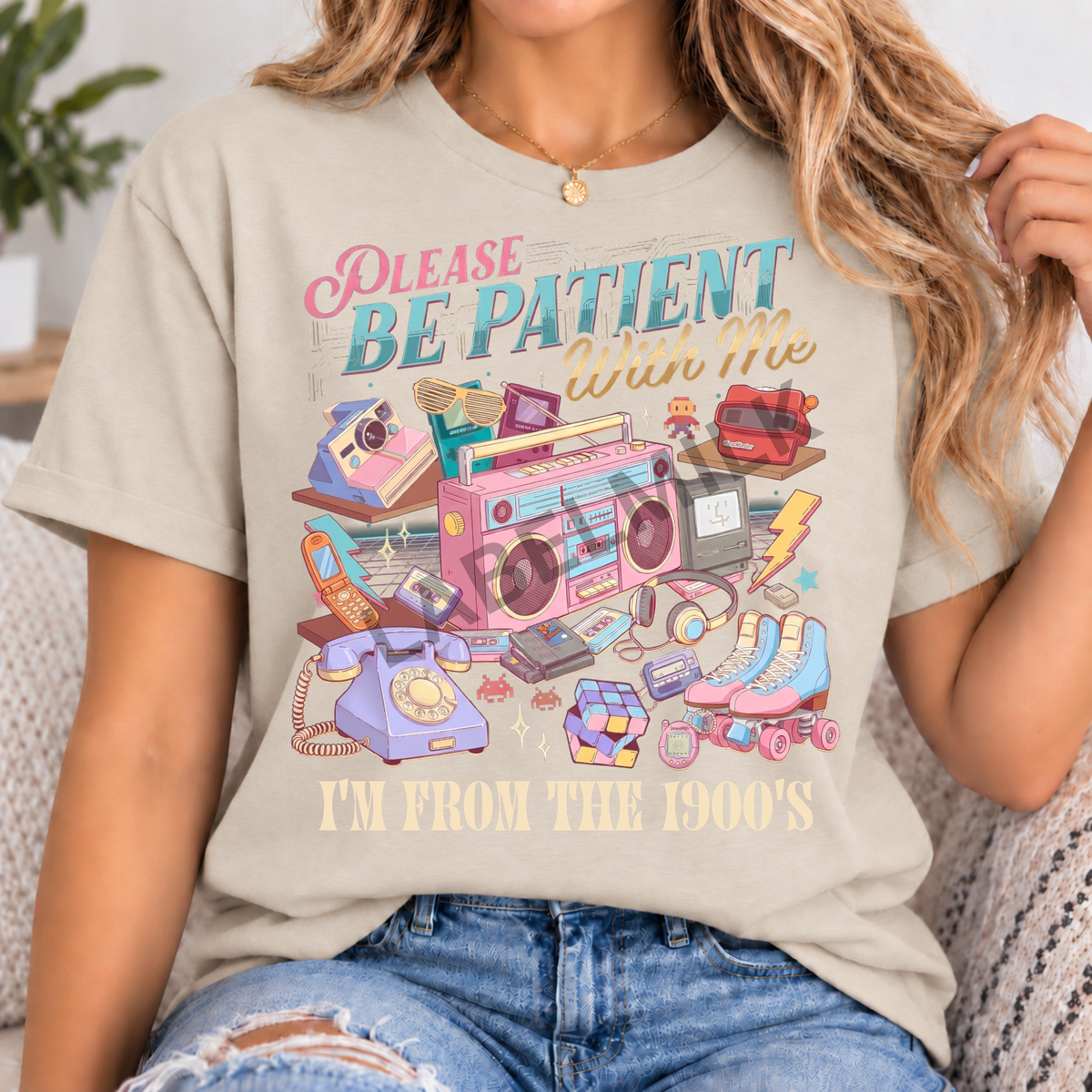 Retro 1900s T-Shirt - Funny Adult T-Shirt Y2K
