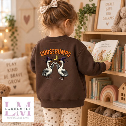 Goosebumps Sweatshirt - Kids Funny Pun Jumper