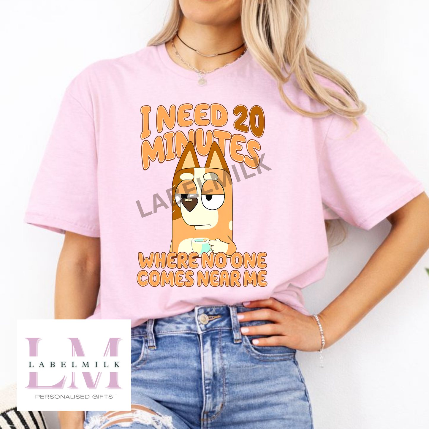 Adults 20 Minutes T-Shirt (Bluey)