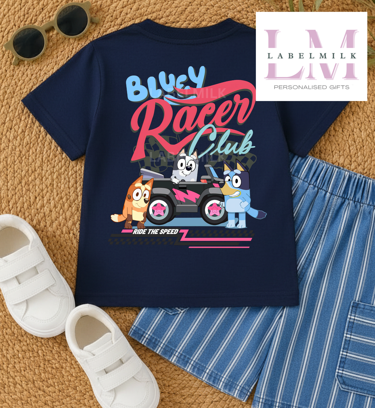 Racing Car X Bluey T-Shirt