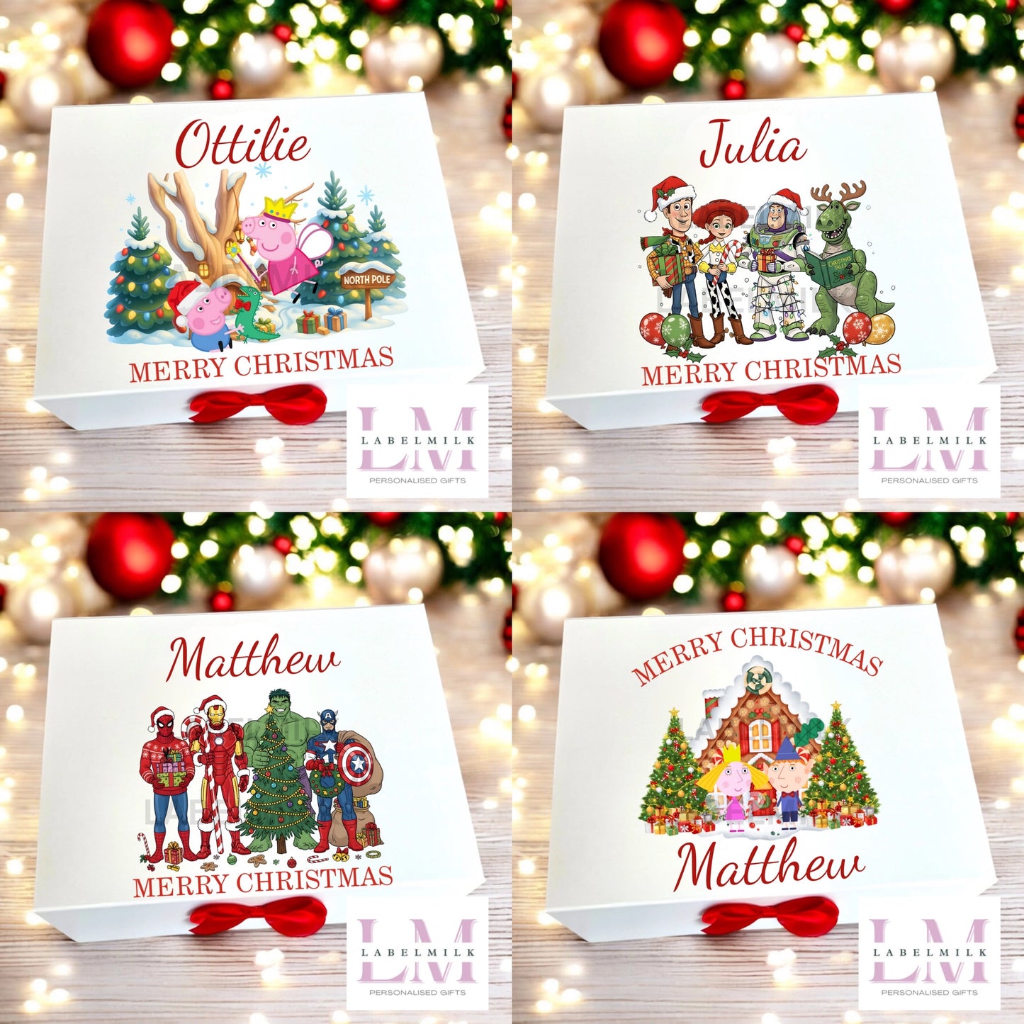 Personalised Christmas Eve Box - Santa Letter - Nice List Certificate - Christmas Medal