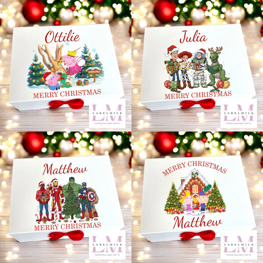 Personalised Christmas Eve Box - Santa Letter - Nice List Certificate - Christmas Medal