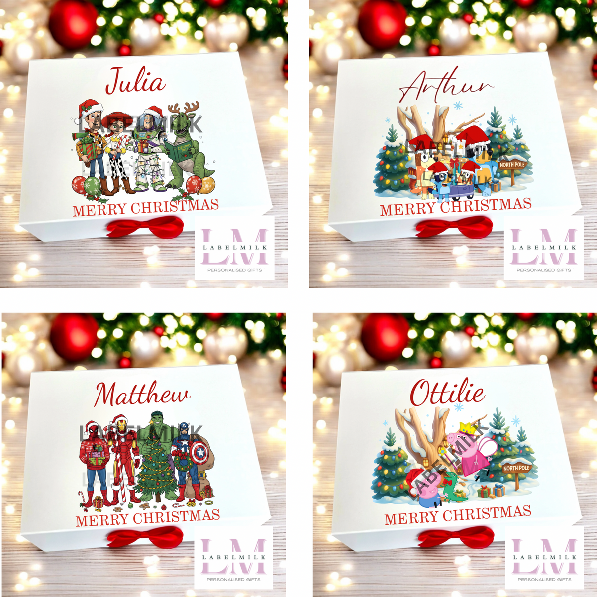 Personalised Christmas Eve Box - ALL DESIGNS - Kids Christmas Gift