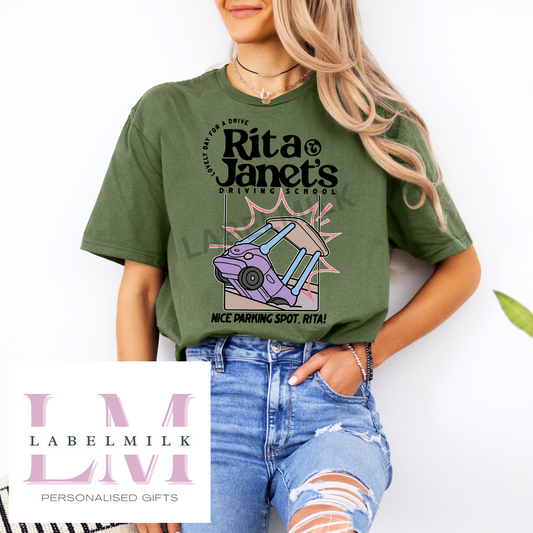 Rita & Janet T-Shirt - Driving School