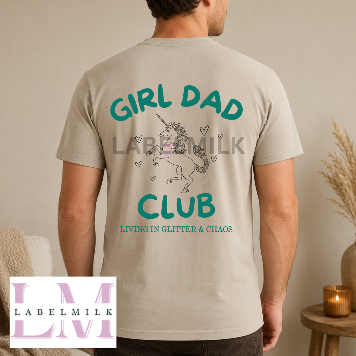 Girl Dad Club - Men’s Funny Dad T-Shirt