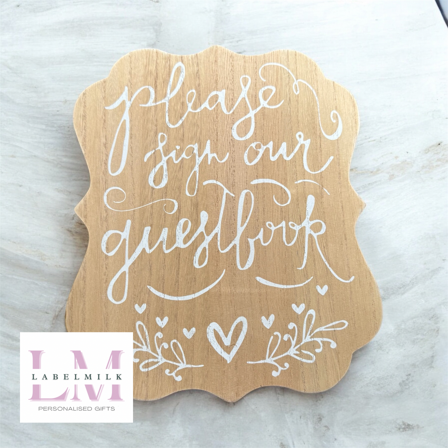 Guestbook Sign Decor