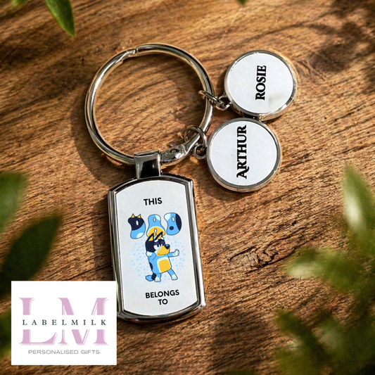 Personalised Keyring - This Daddy Belongs To…