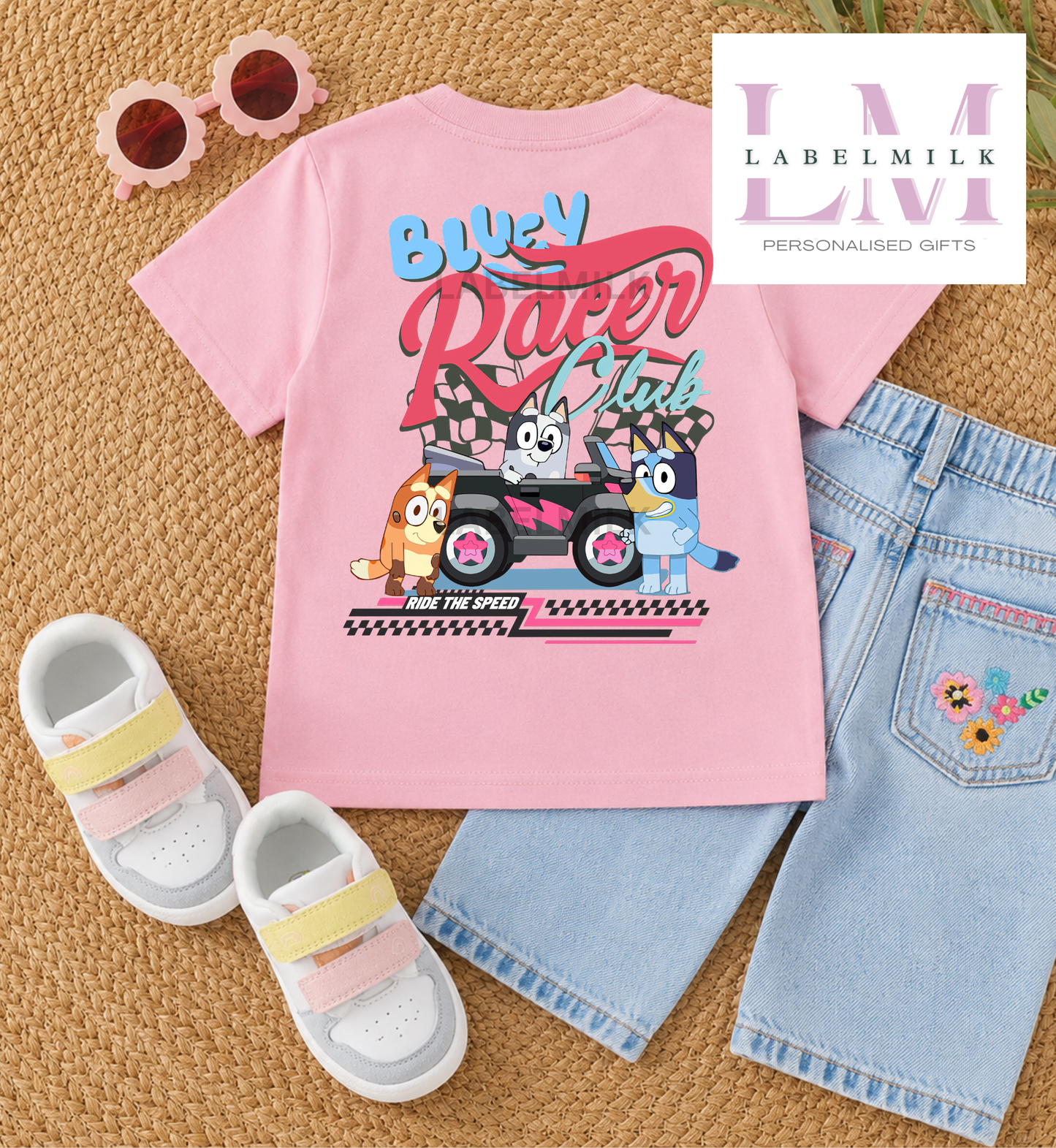 Racing Car X Bluey T-Shirt