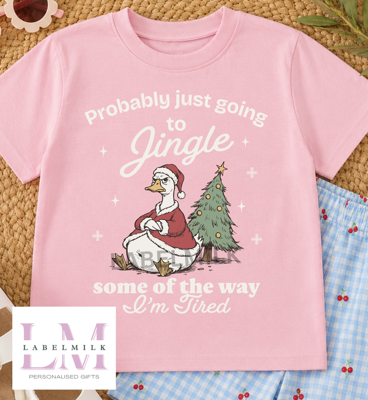 Jingle Some Of The Way - Children’s Funny Christmas T-Shirt