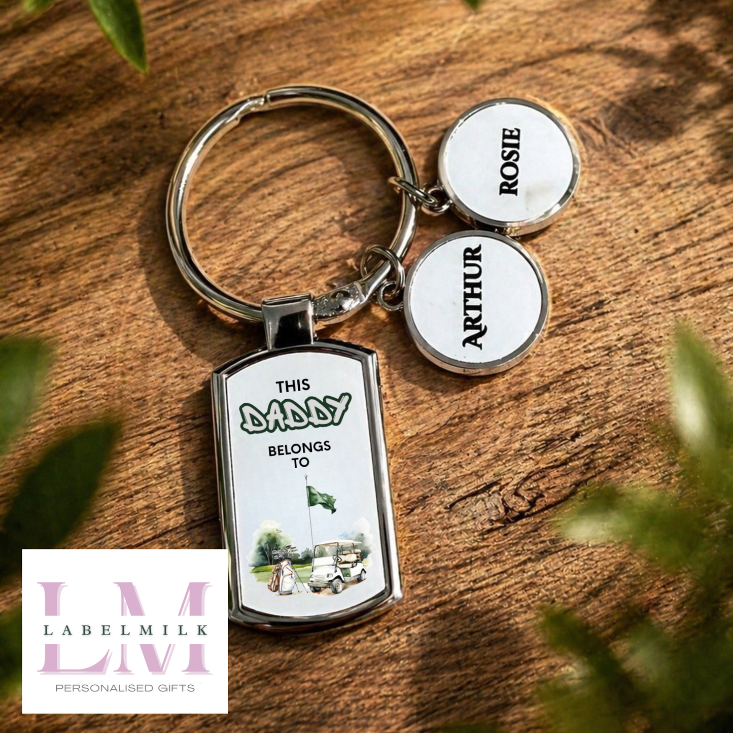 Personalised Keyring - This Daddy Belongs To…