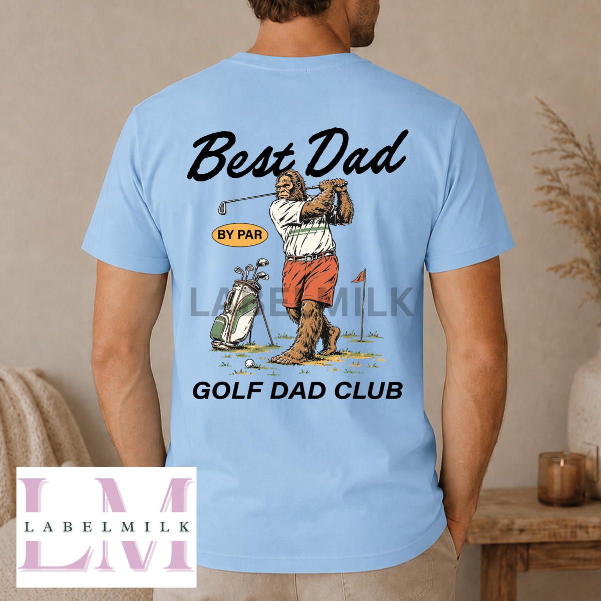 Best Dad By Par T-Shirt - Men’s Golfing Top - Dad Gift