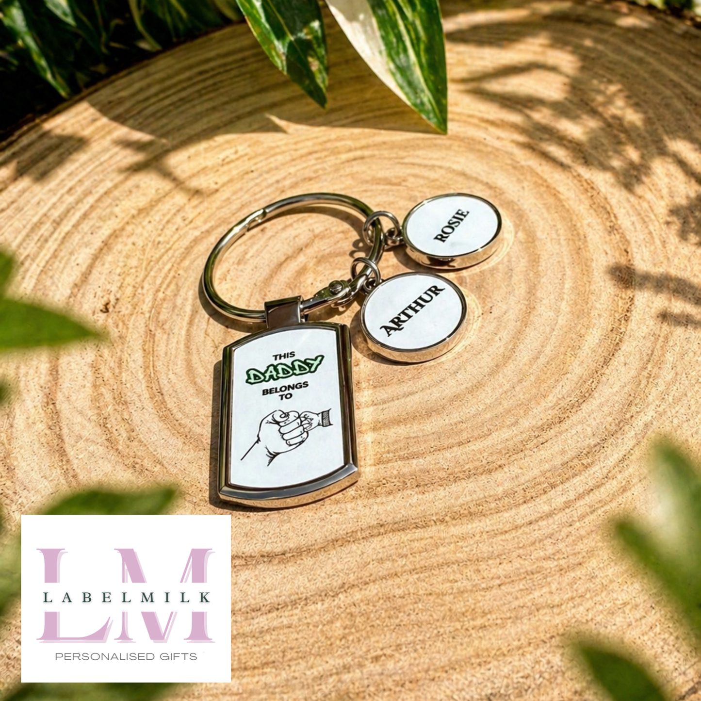 Personalised Keyring - This Daddy Belongs To…