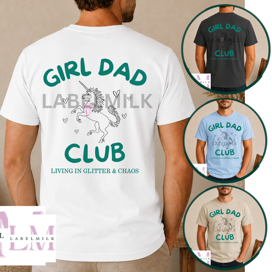 Girl Dad Club - Men’s Funny Dad T-Shirt