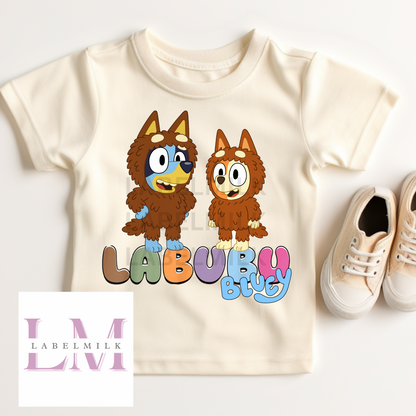 Blue Dog T-Shirt Kids - Stitch