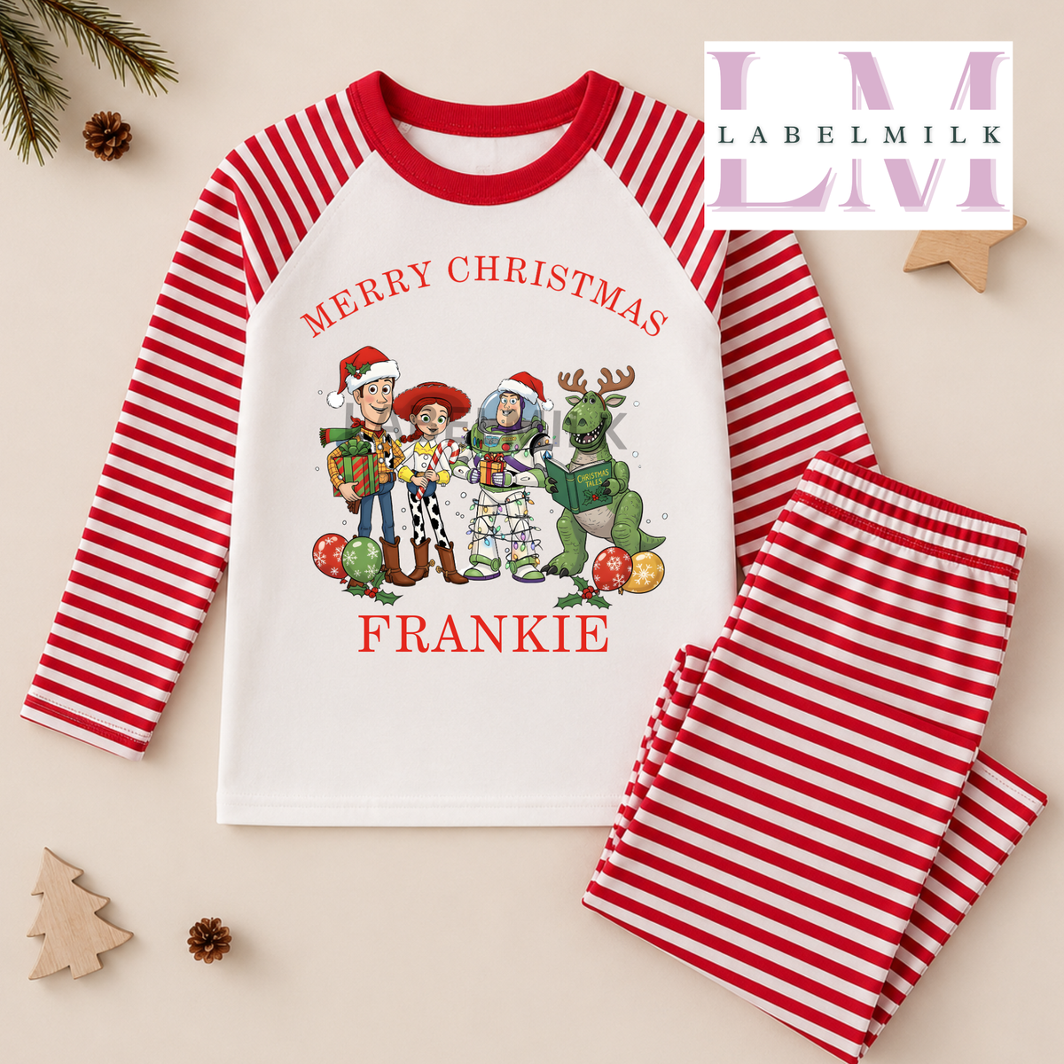 Personalised Christmas Pyjamas - Kids Christmas Pyjamas