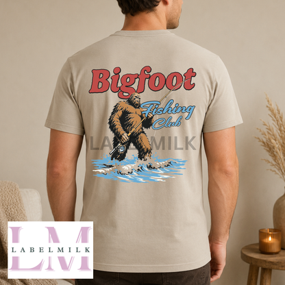 Bigfoot Fishing Club T-Shirt - Men’s Funny Fishing Top