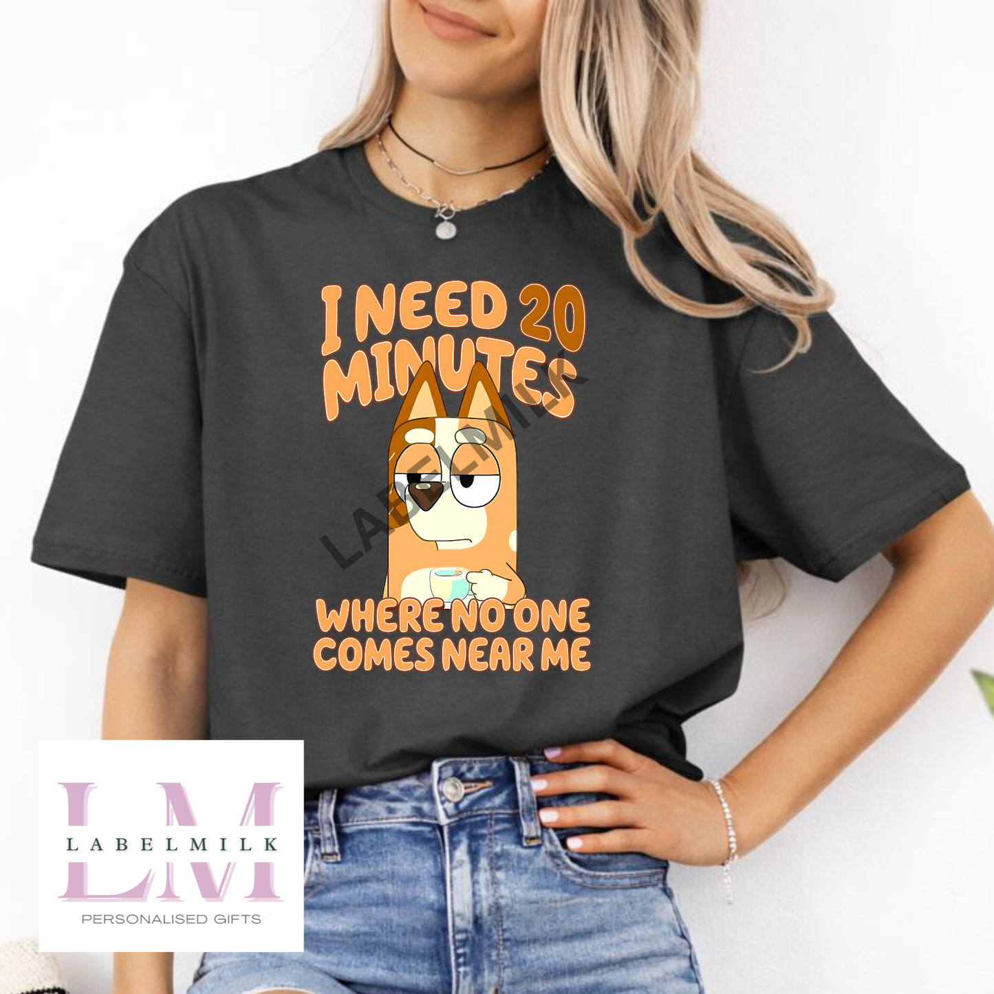 Adults 20 Minutes T-Shirt (Bluey)